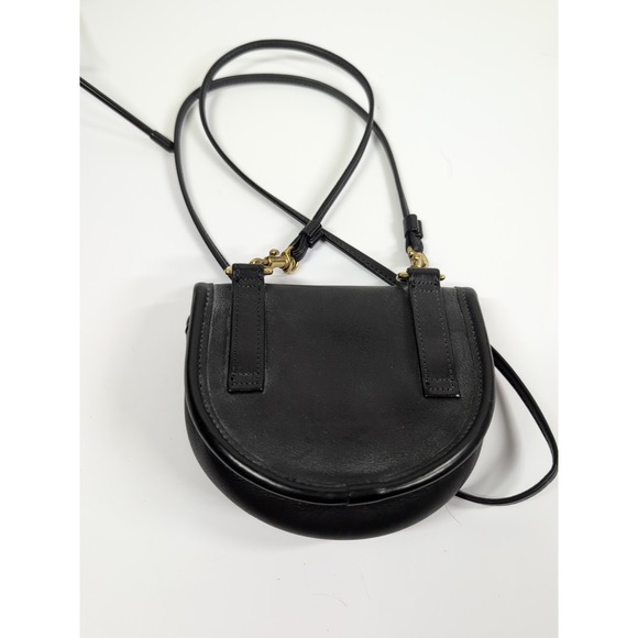 Vintage COACH black Leather Mini Belt or Crossbody Bag Authentic - Picture 8 of 8